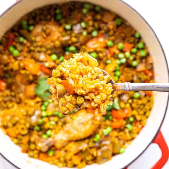 Authentic Puerto Rican Arroz Con Pollo | Salima's Kitchen