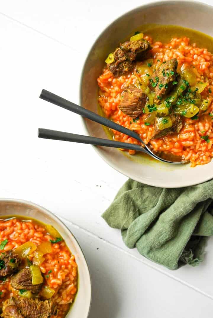Moroccan Lamb Risotto A gluten free twist on Moroccan tradition
