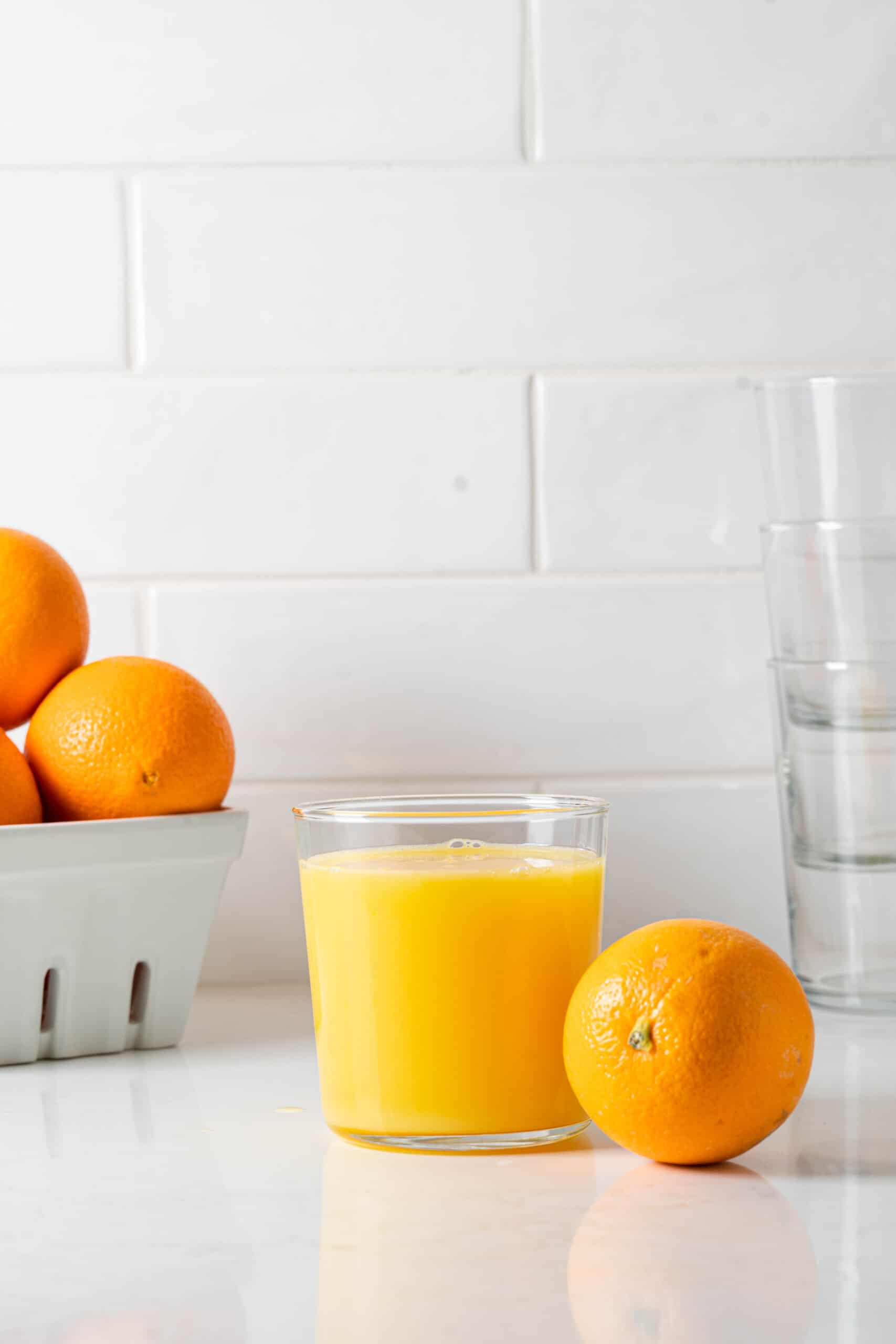 Fresh Squeezed Orange Juice (No Juicer Needed)