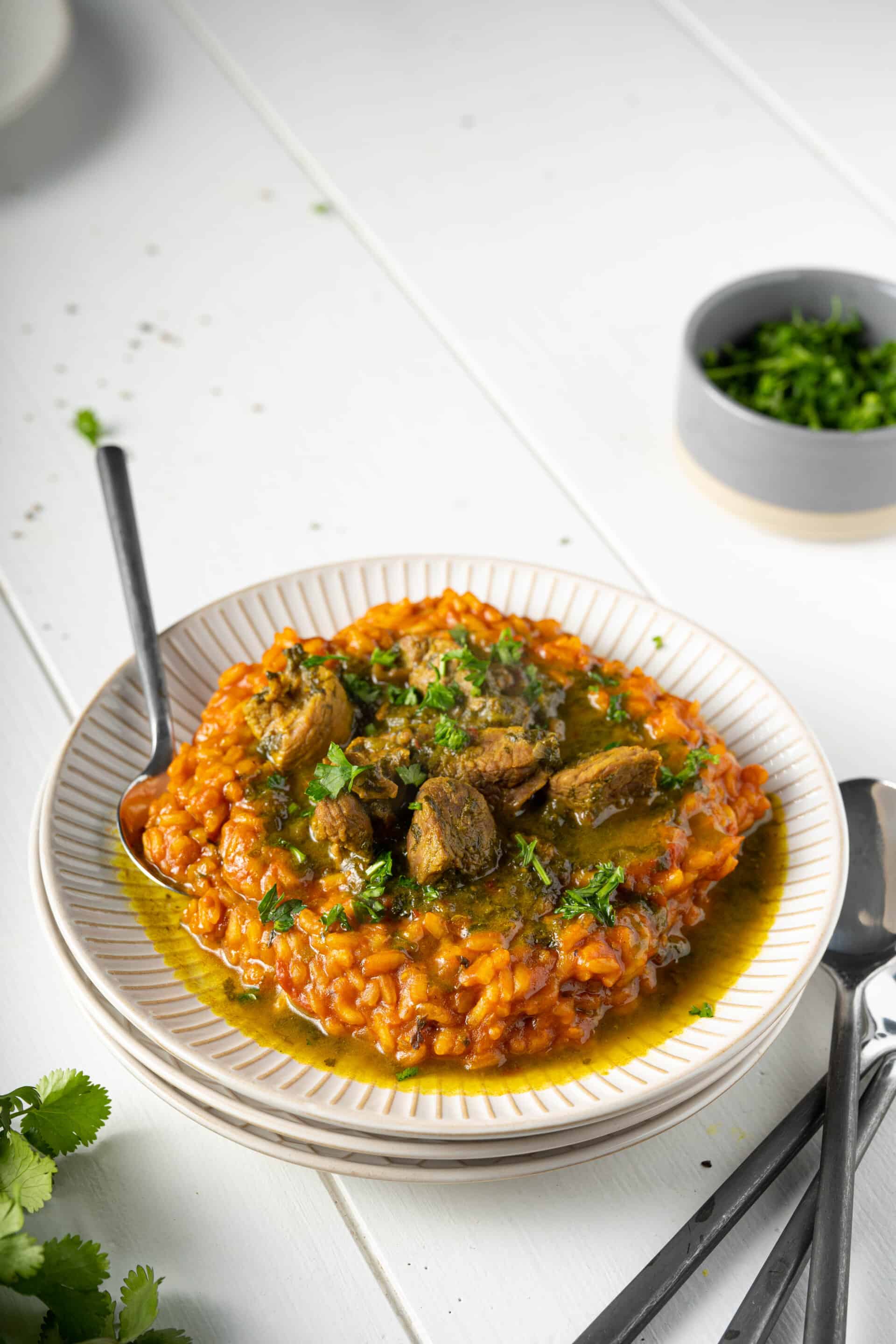 Moroccan Lamb Risotto Recipe Salima's Kitchen
