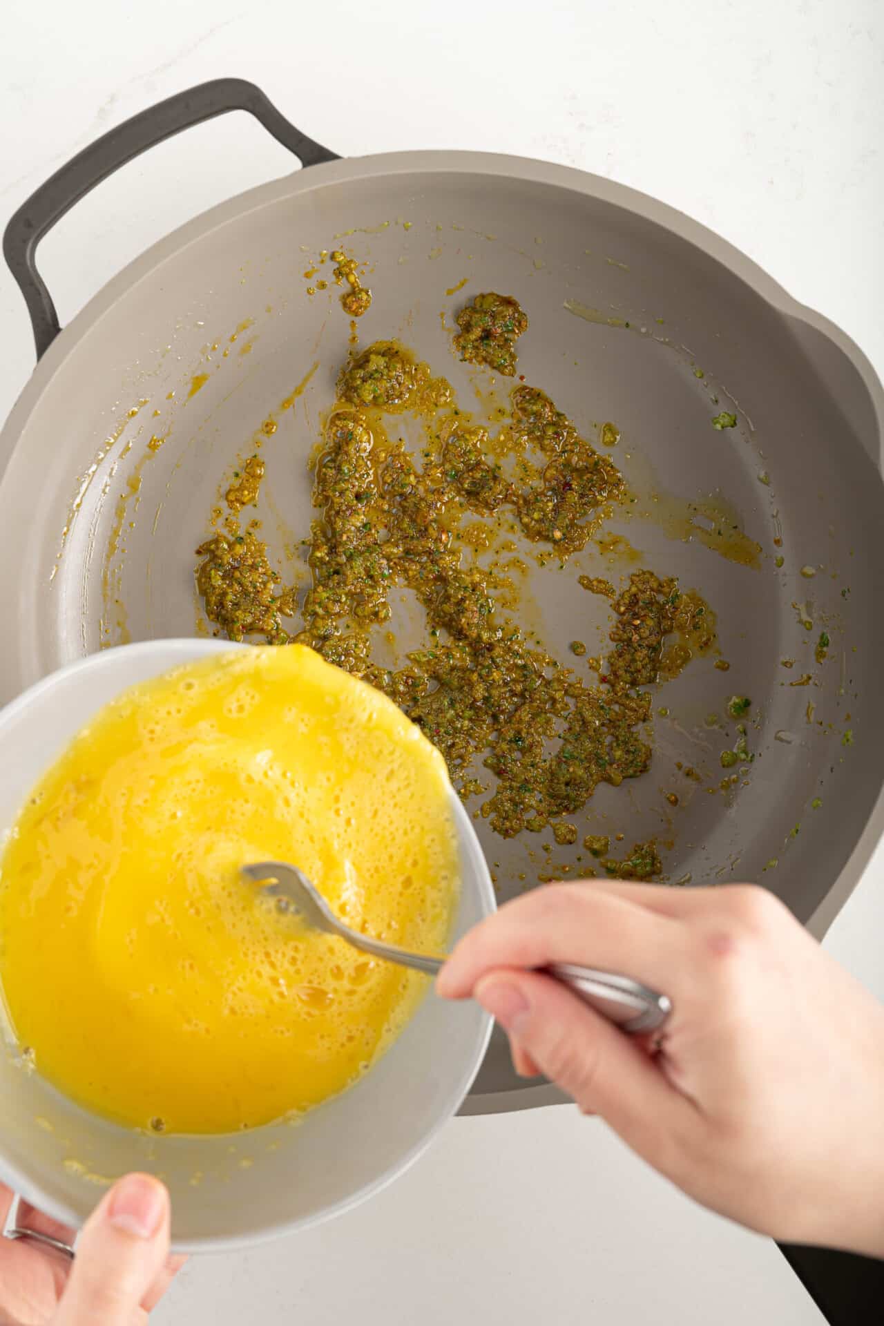 Scrambled Eggs with Sofrito Salima's Kitchen