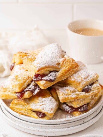 guava pastelillos on a plate