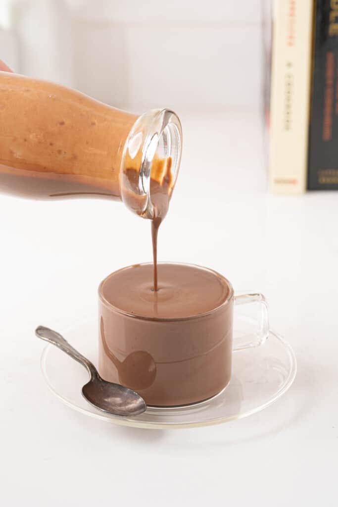 a cup of Spanish hot chocolate