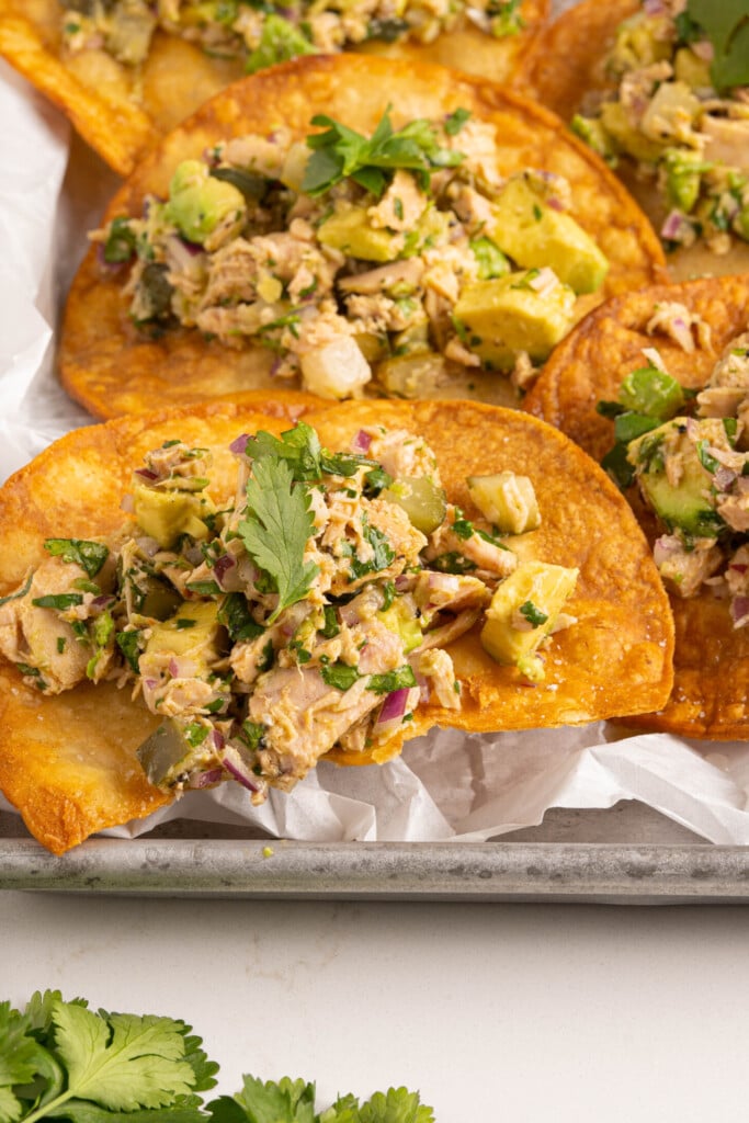 Easy Canned Tuna Tostadas (No Mayo!) Salima's Kitchen