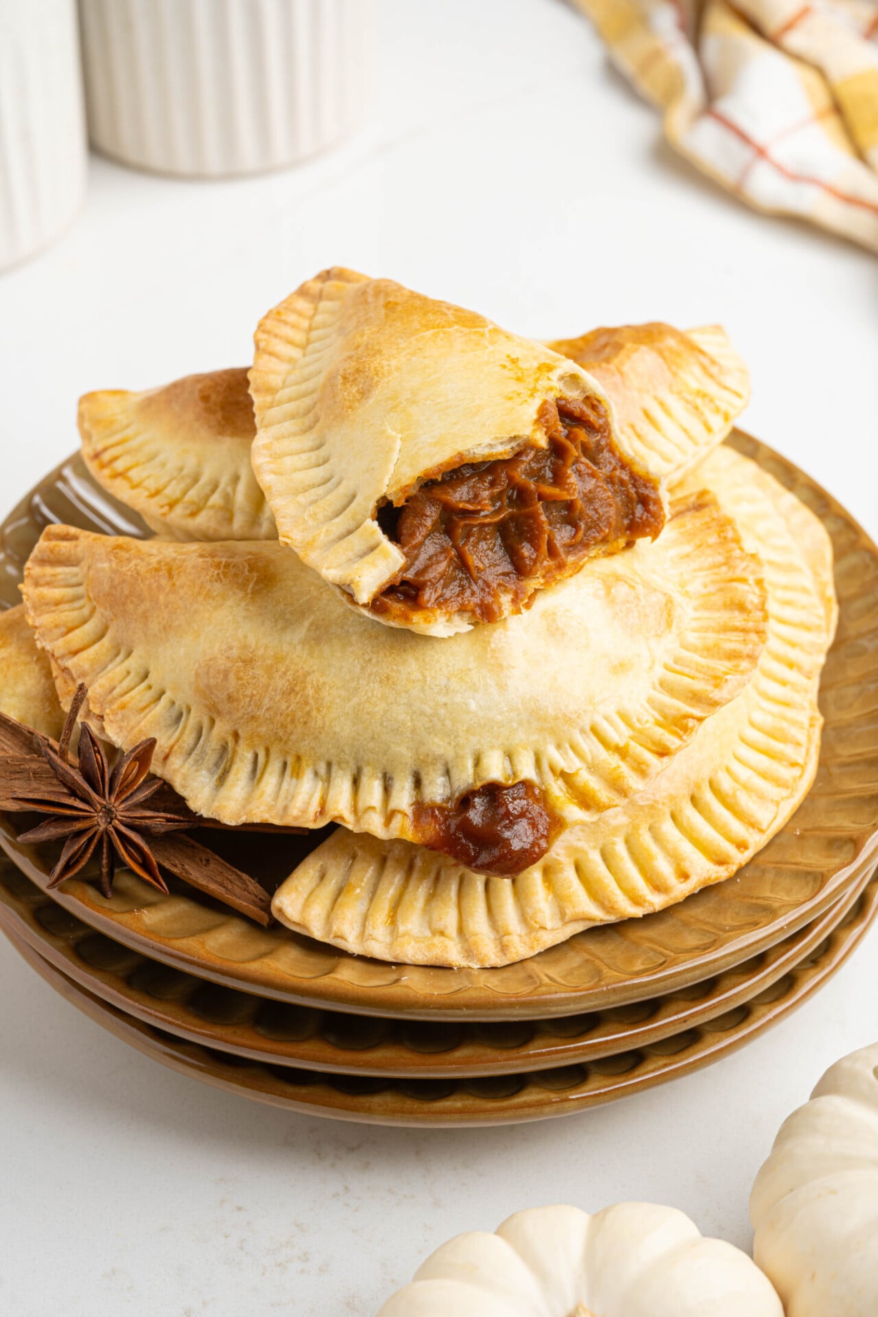 Baked Pumpkin Empanadas (3 Ingredient Filling) | Salima's Kitchen