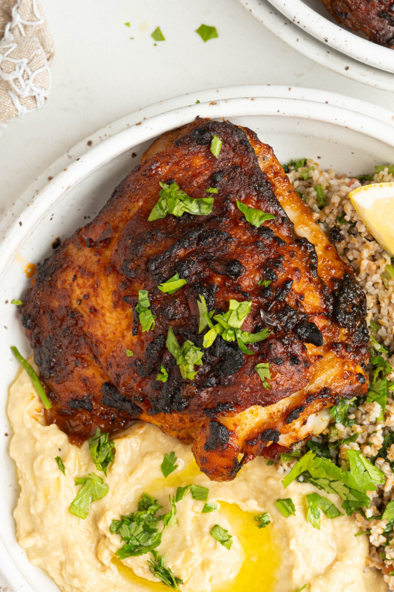 Quick Roasted Juicy Harissa Chicken Thighs Salima's Kitchen