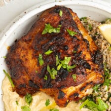 Quick Roasted Juicy Harissa Chicken Thighs-image