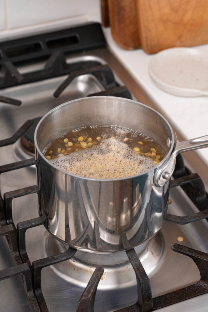Boil a pot of lentils.