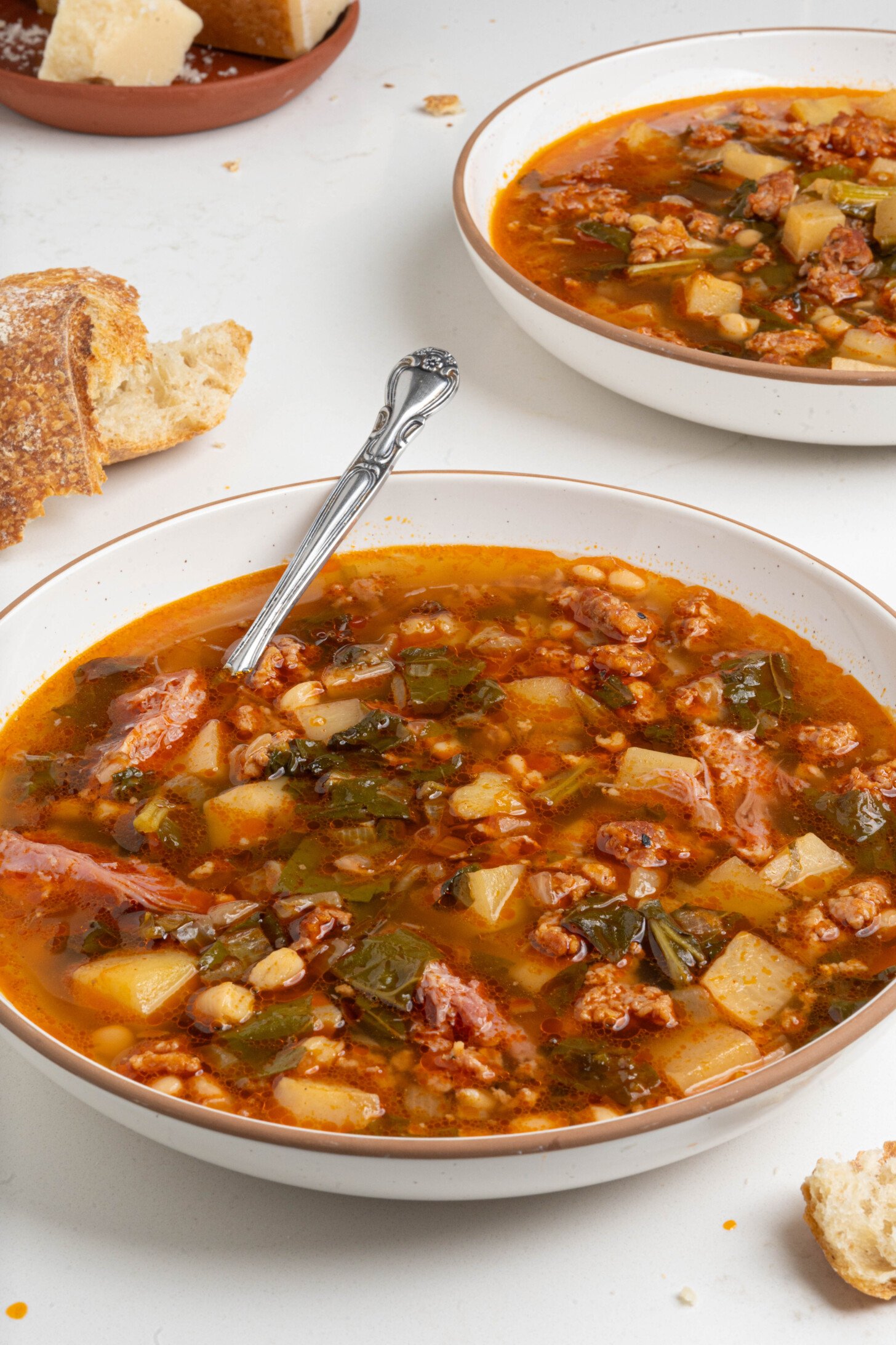 A cup of Caldo Gallow.