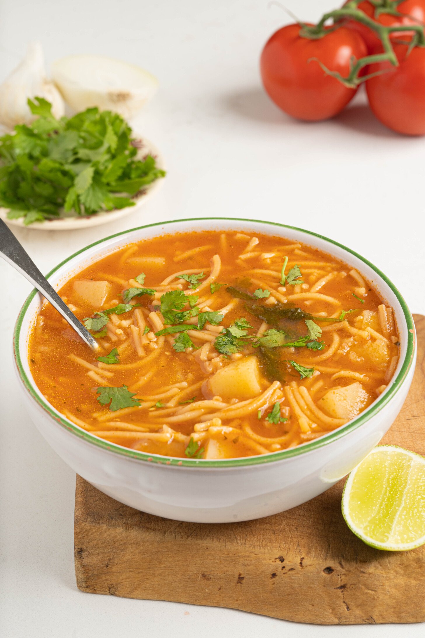 A cup of Sopa de Foido.