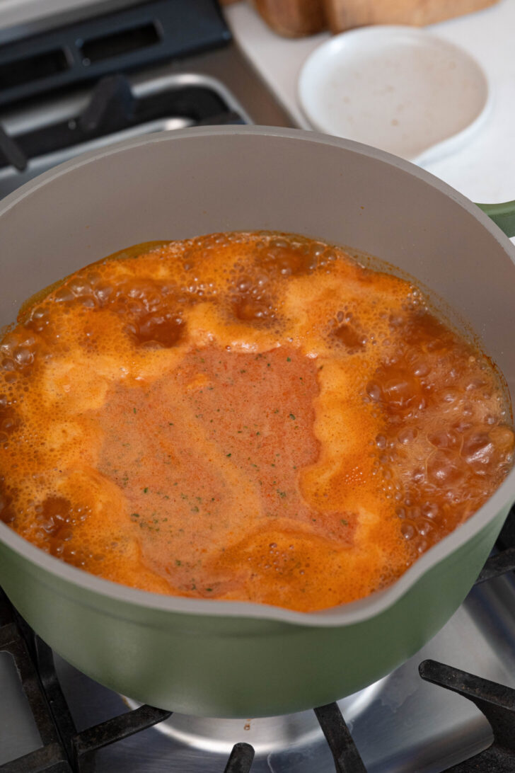 A vessel of Sopa de Foido.