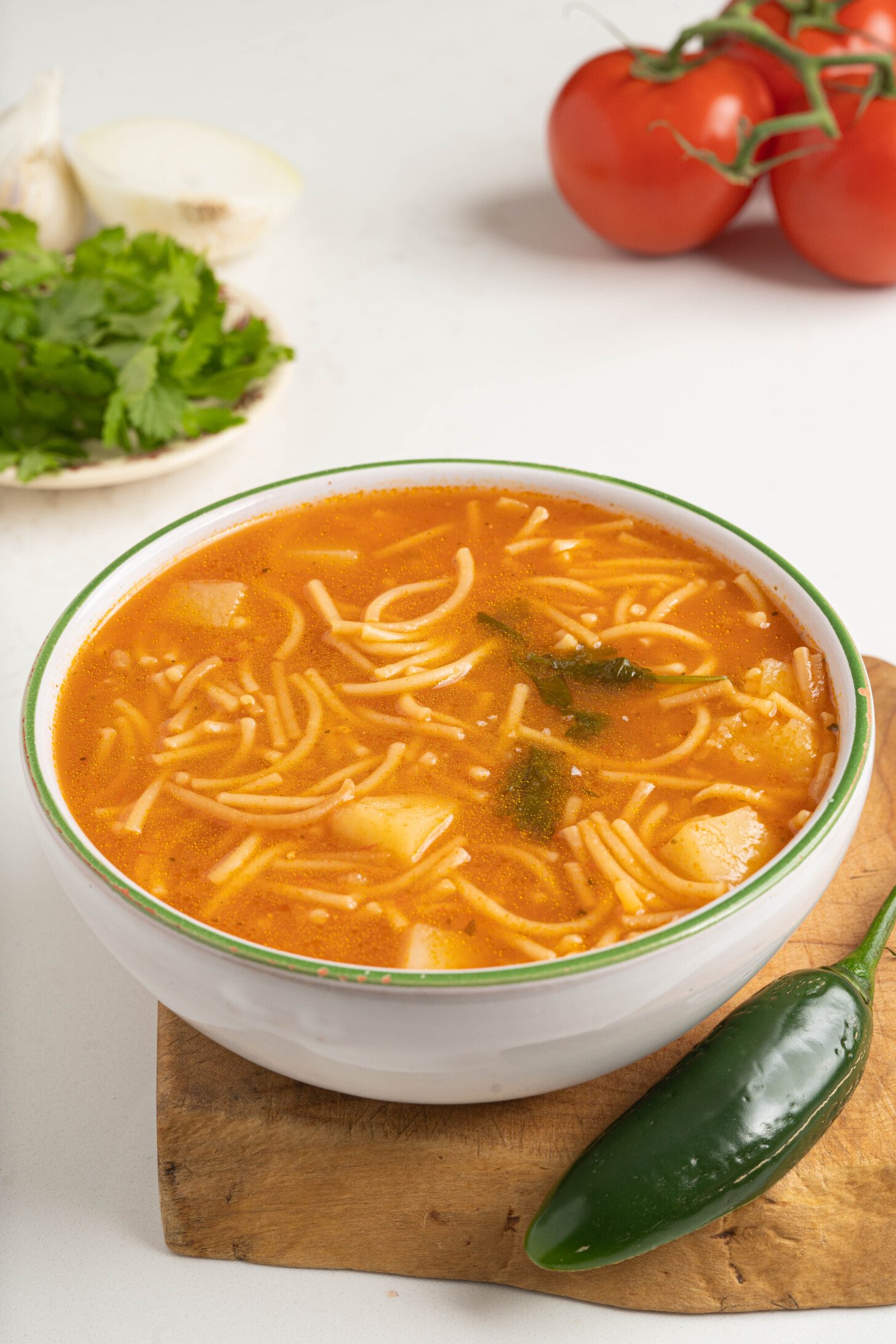 A cup of Sopa de Foido.
