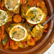 Moroccan-Style White Fish Stew With Potatoes-image