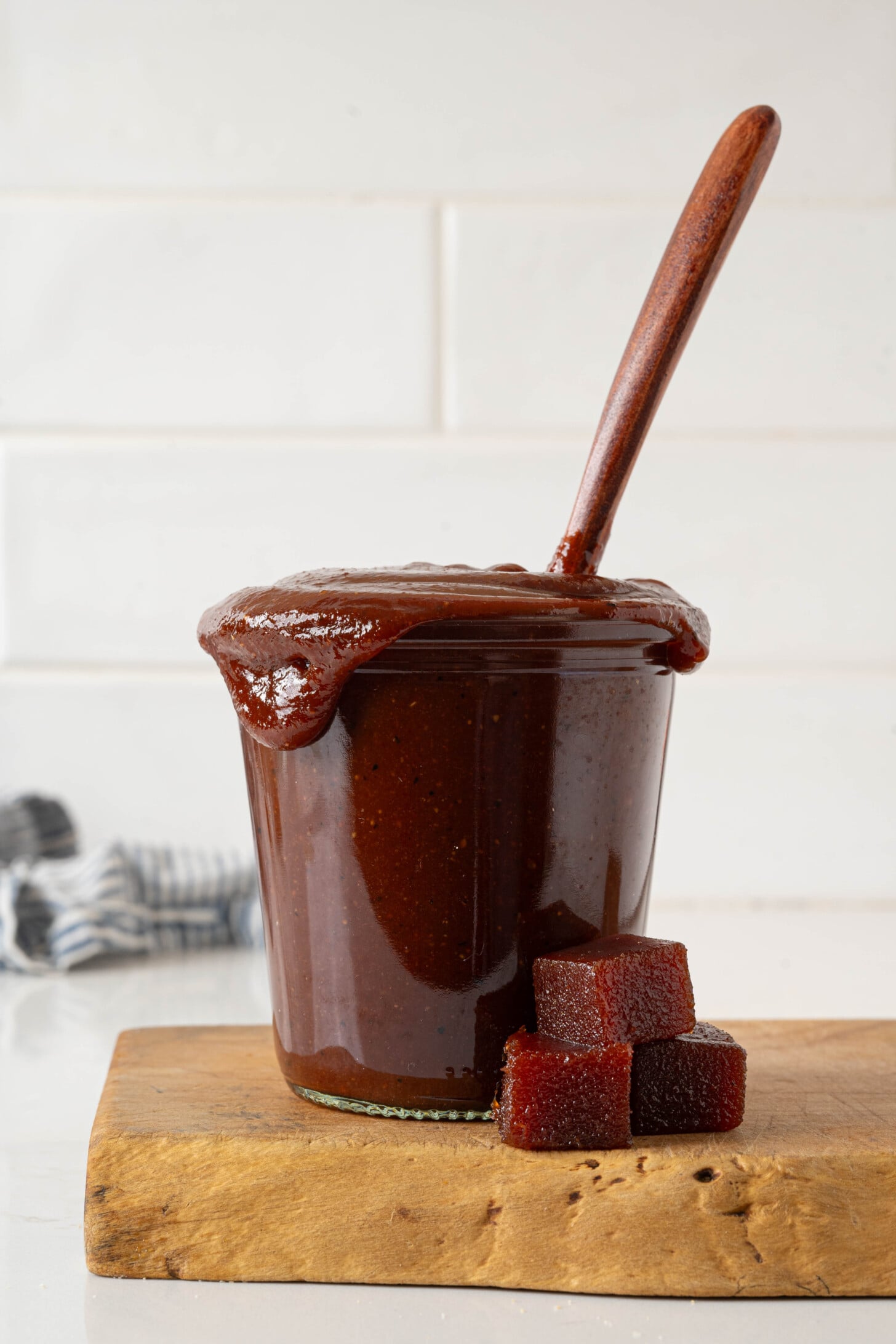 A jar of guava BBQ sauce.